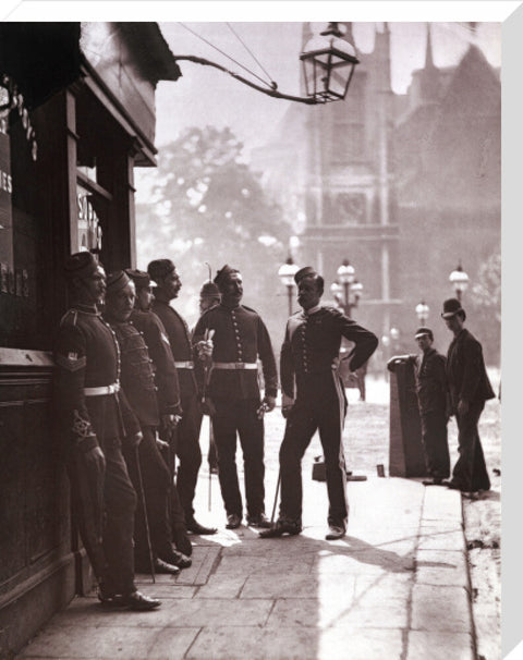 Recruiting Sergeants at Westminster c.1877