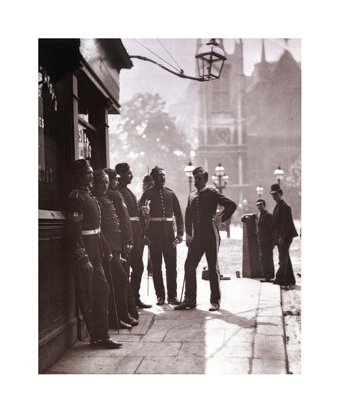 Recruiting Sergeants at Westminster c.1877