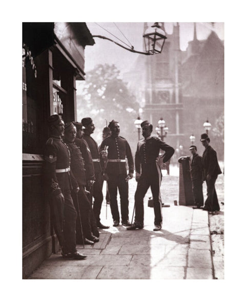 Recruiting Sergeants at Westminster c.1877