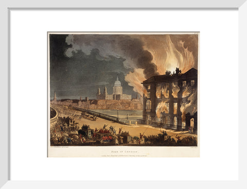 Fire in London 1808