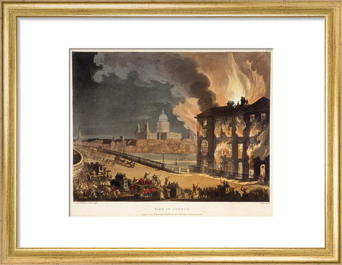 Fire in London 1808