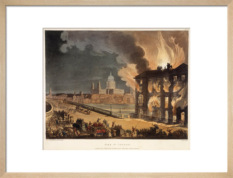 Fire in London 1808