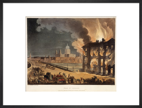 Fire in London 1808