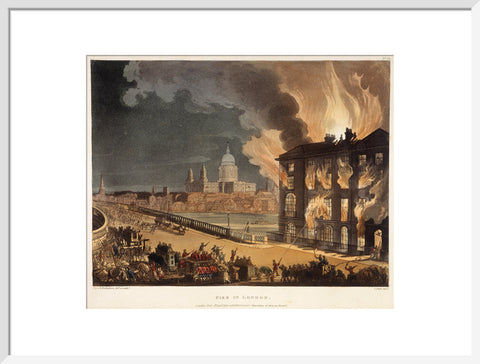 Fire in London 1808