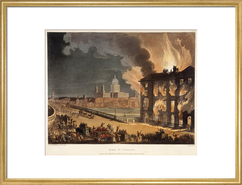 Fire in London 1808