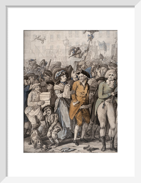 Detail of 'The Westminster Election' 1788