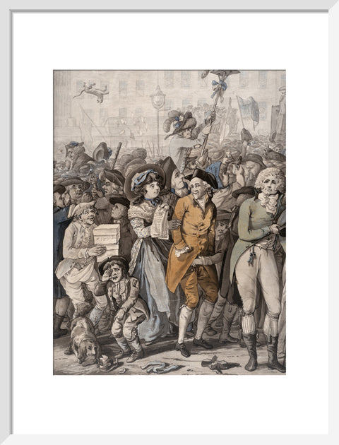 Detail of 'The Westminster Election' 1788