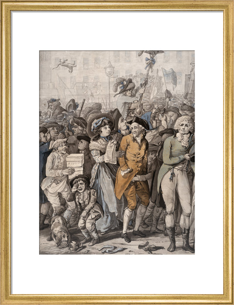 Detail of 'The Westminster Election' 1788