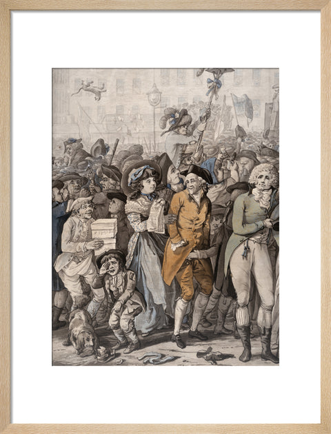Detail of 'The Westminster Election' 1788