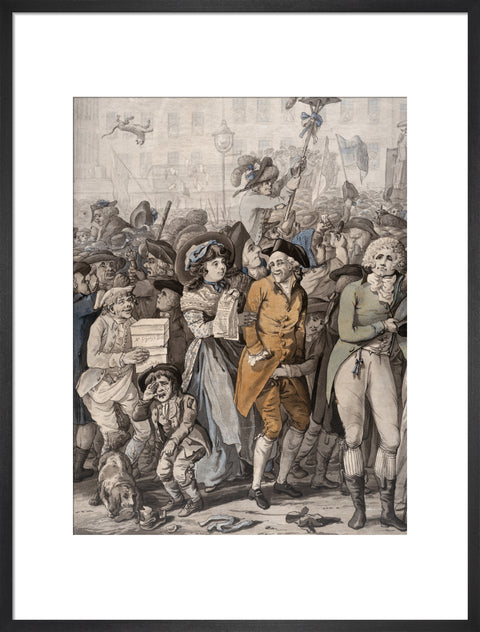 Detail of 'The Westminster Election' 1788