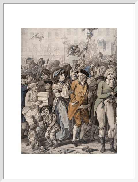 Detail of 'The Westminster Election' 1788