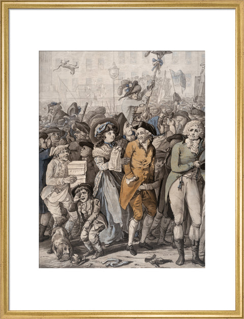 Detail of 'The Westminster Election' 1788