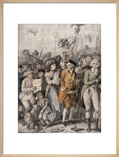 Detail of 'The Westminster Election' 1788