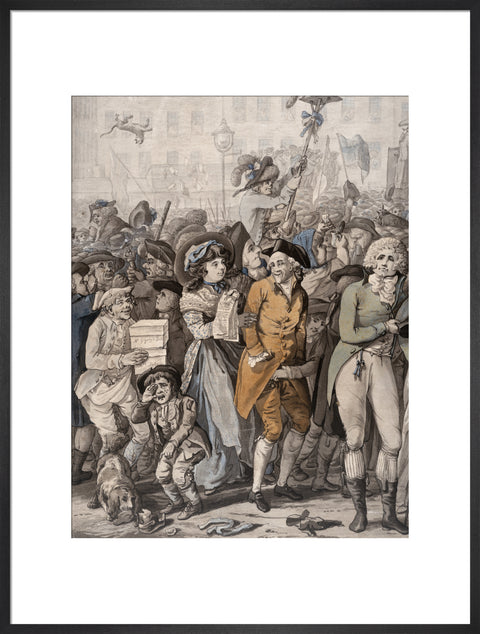 Detail of 'The Westminster Election' 1788