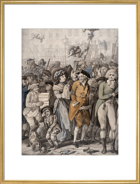 Detail of 'The Westminster Election' 1788