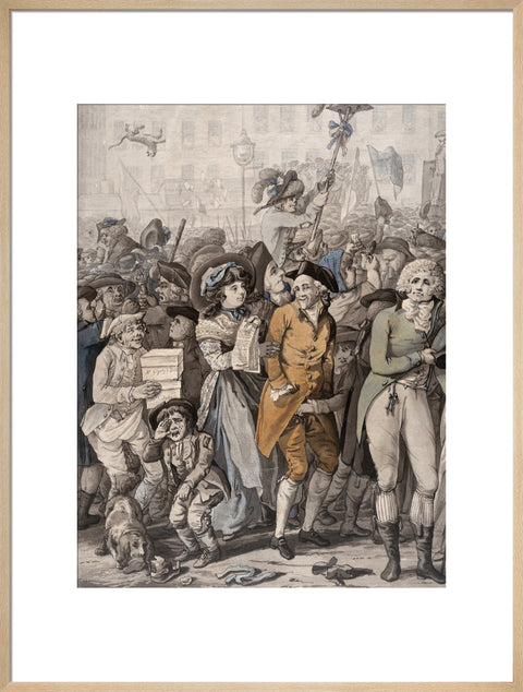 Detail of 'The Westminster Election' 1788