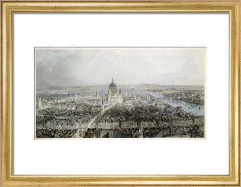 City of London from the West: 19th century