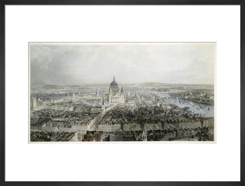 City of London from the West: 19th century