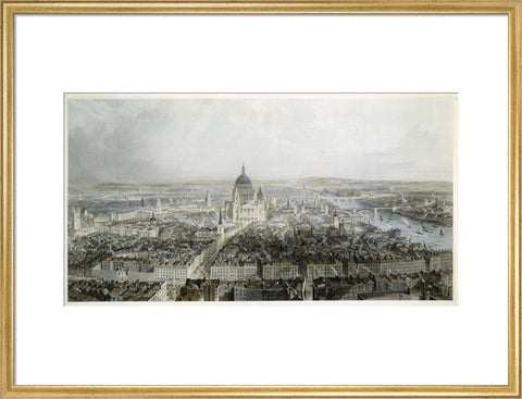 City of London from the West: 19th century