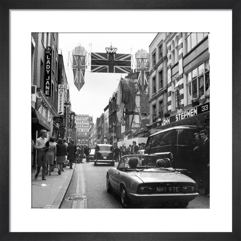Carnaby Street during the 'swinging 60s' 1968