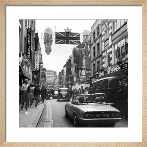 Carnaby Street during the 'swinging 60s' 1968