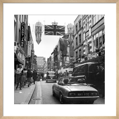 Carnaby Street during the 'swinging 60s' 1968