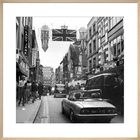 Carnaby Street during the 'swinging 60s' 1968