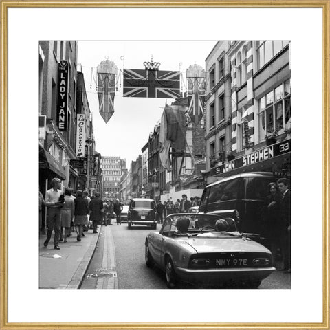Carnaby Street during the 'swinging 60s' 1968