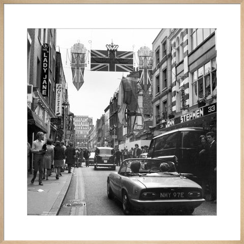 Carnaby Street during the 'swinging 60s' 1968