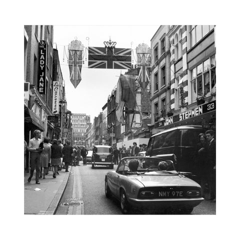 Carnaby Street during the 'swinging 60s' 1968