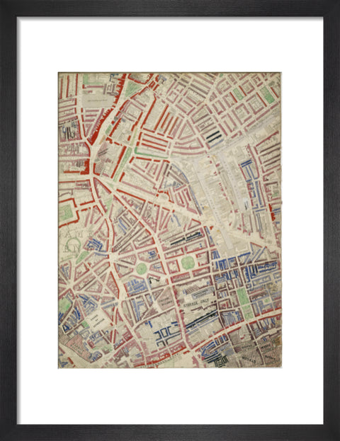 Descriptive Map of London Poverty Section 16 1889