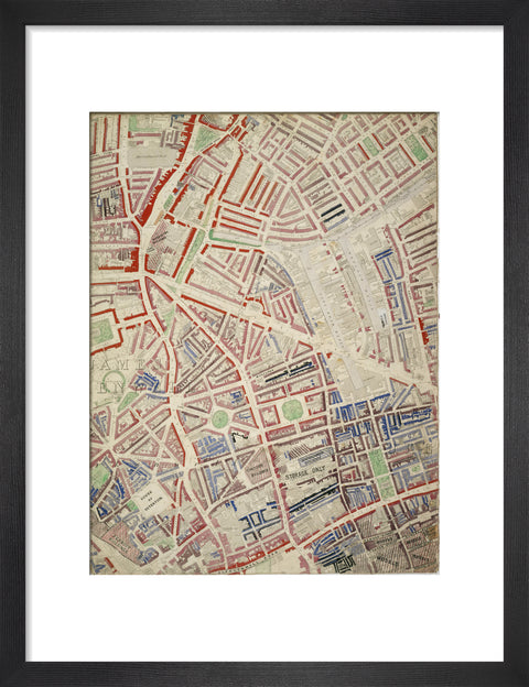 Descriptive Map of London Poverty Section 16 1889