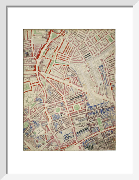 Descriptive Map of London Poverty Section 16 1889