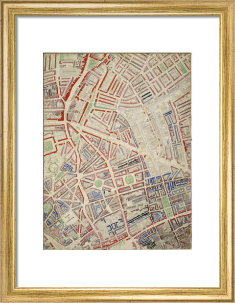 Descriptive Map of London Poverty Section 16 1889