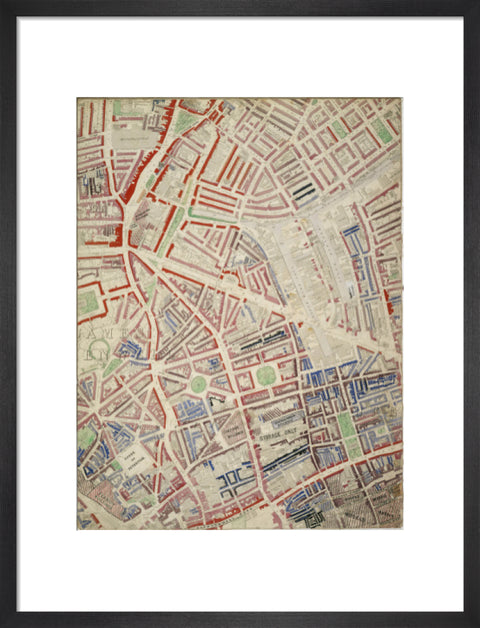 Descriptive Map of London Poverty Section 16 1889