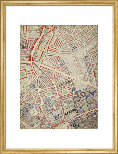 Descriptive Map of London Poverty Section 16 1889