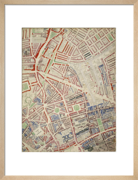 Descriptive Map of London Poverty Section 16 1889