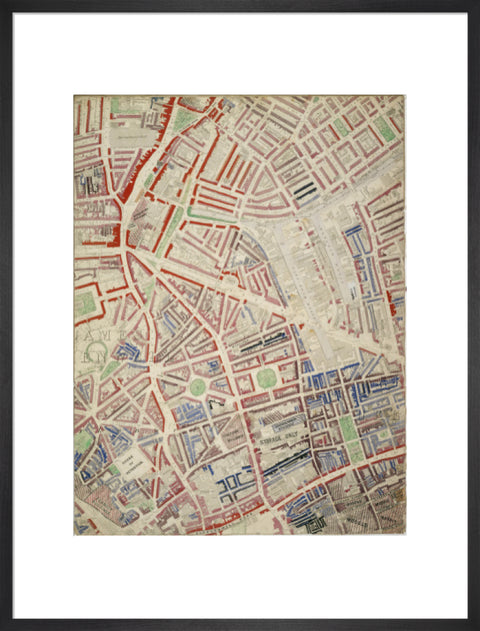 Descriptive Map of London Poverty Section 16 1889