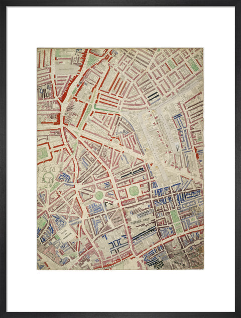 Descriptive Map of London Poverty Section 16 1889