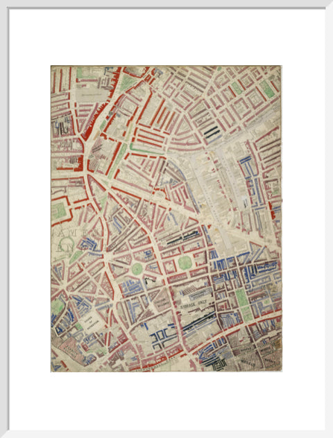 Descriptive Map of London Poverty Section 16 1889