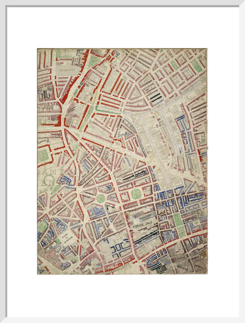 Descriptive Map of London Poverty Section 16 1889