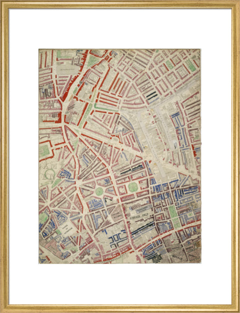 Descriptive Map of London Poverty Section 16 1889