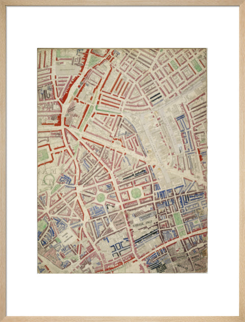 Descriptive Map of London Poverty Section 16 1889