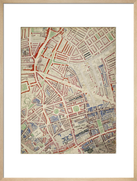 Descriptive Map of London Poverty Section 16 1889