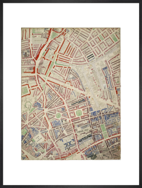 Descriptive Map of London Poverty Section 16 1889