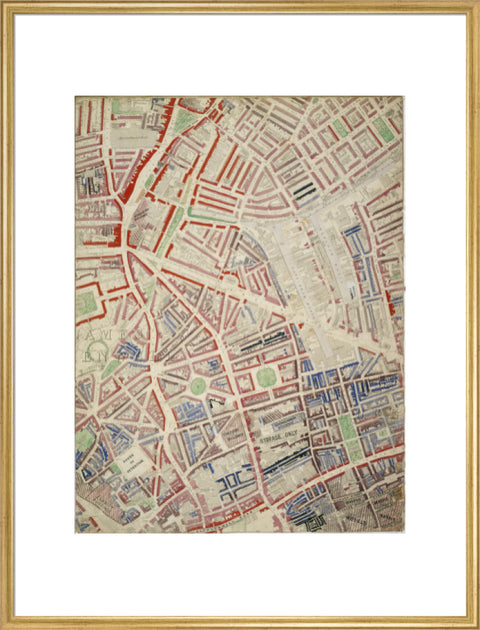 Descriptive Map of London Poverty Section 16 1889