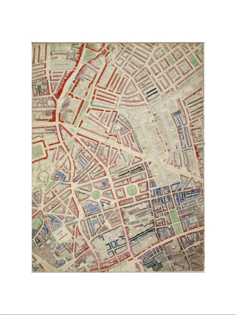 Descriptive Map of London Poverty Section 16 1889