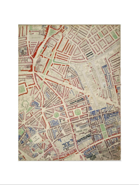 Descriptive Map of London Poverty Section 16 1889