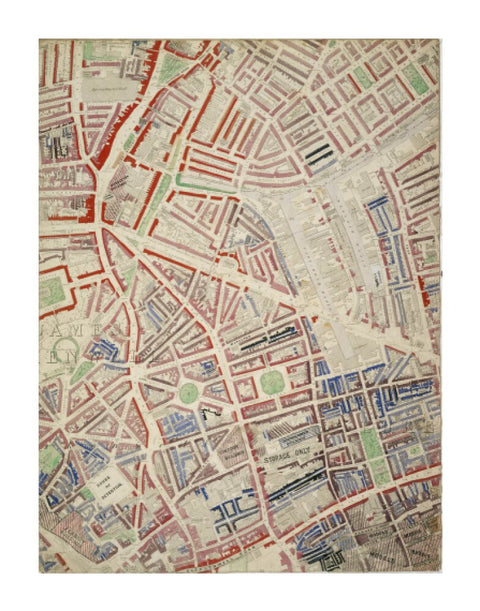 Descriptive Map of London Poverty Section 16 1889