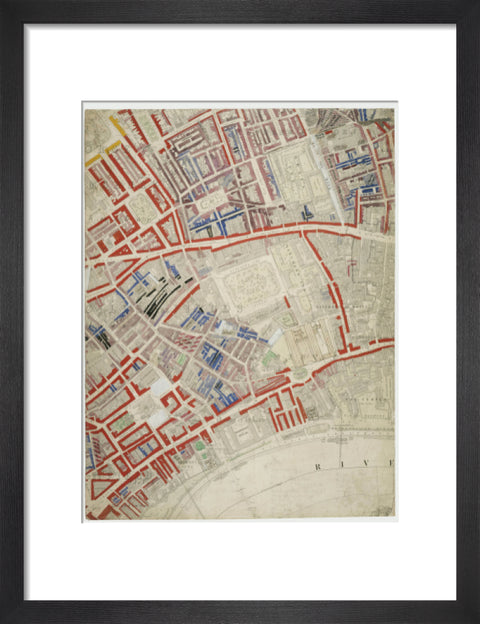 Descriptive Map of London Poverty Section 25 1889